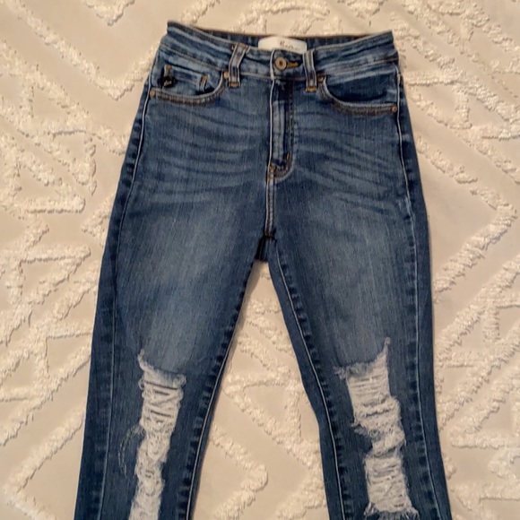 Kancan high rise distressed jeans - Picture 2 of 6